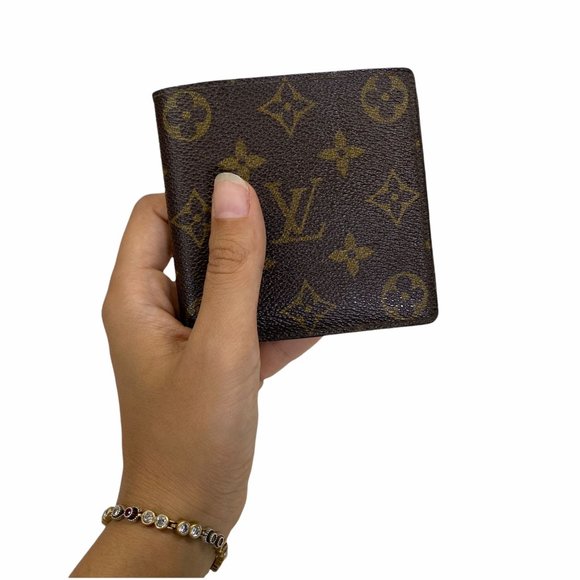 Authentic Louis Vuitton Wallet Porte Monaie Brown Monogram LV Vintage - Picture 6 of 10